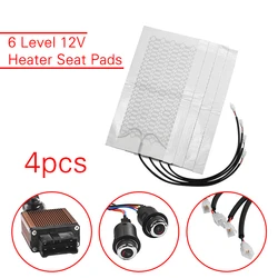 12V Car Seat Heated Cushion Cover  2-5/2-6 Level Seat Heating For Cardriver Heated Seat Cushio Winter Household Cushion