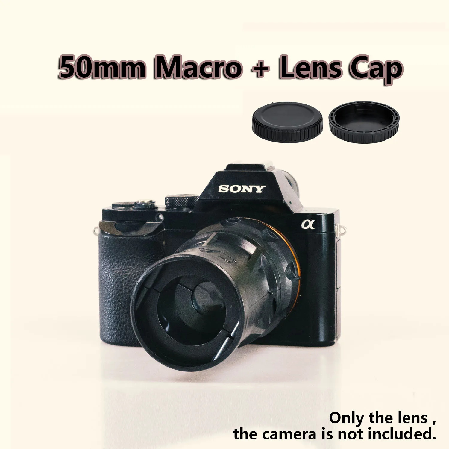 عدسة ماكرو 50 ملم / تكبير حقيقي 1:1 / متوافقة مع كاميرات Canon DSLR وSony وFujifilm بدون مرآة #3