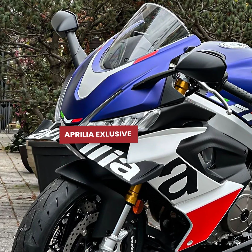 Aksesori sepeda Motor untuk Aprilia RS660, deflektor spoiler jembatan hidung depan, suku cadang Motor fairing