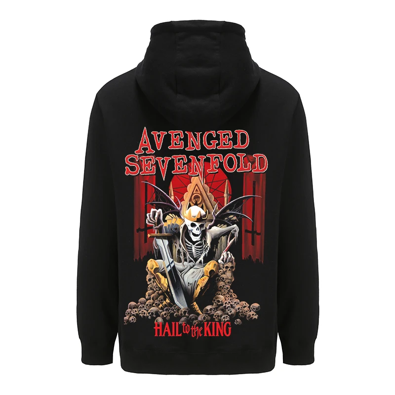 

Avenged Sevenfold Hoodie Sweatshirt Mens Long Sleeve zip-up Hoody Tops Harajuku Streetwear Oversized Zipper Hooded