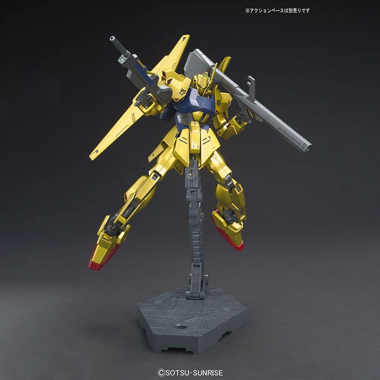 오리지널 반다이 제타 건담 1/144 HGUC 타입 100 (백극) 애니메이션 액션 피규어 조립 모델 수집 장식품 축제 선물