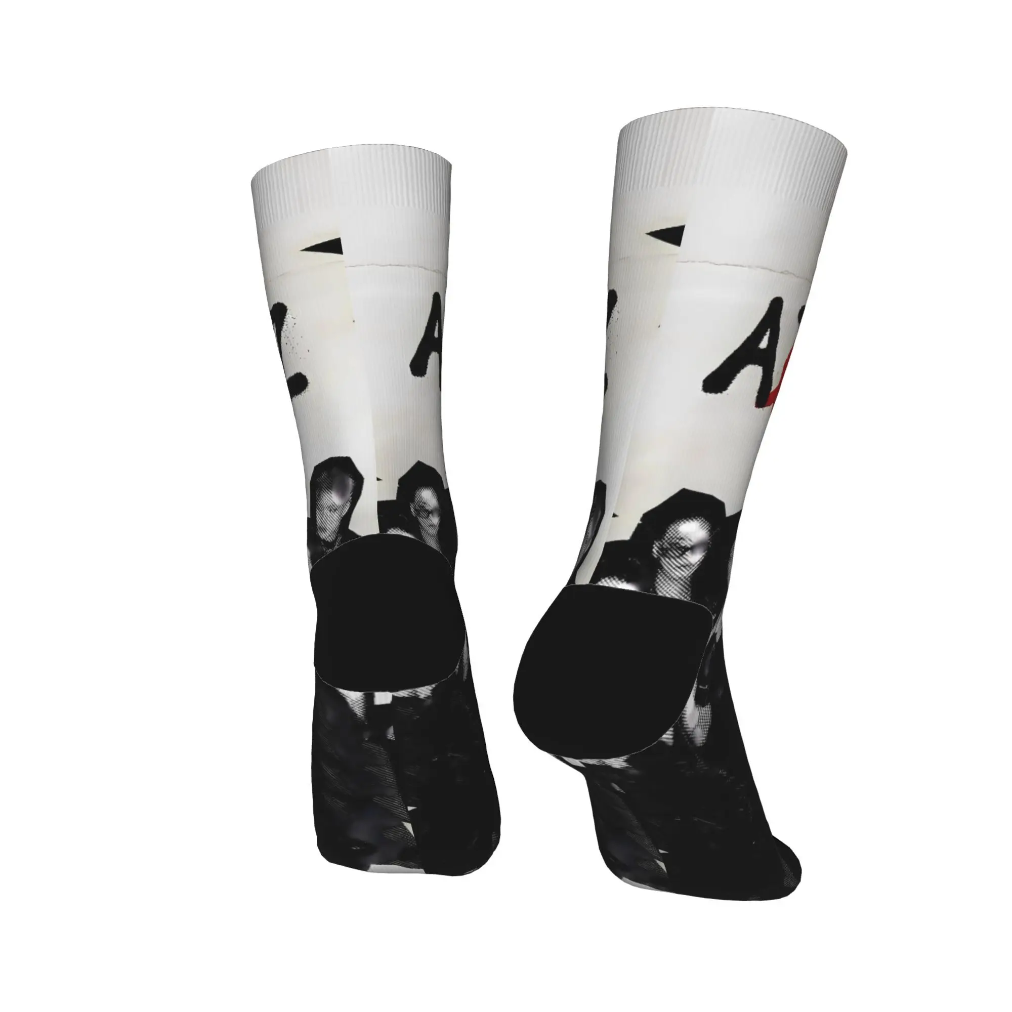 Kpop Ateez Band Stockings  Printed Kawaii Socks Spring Anti Skid Socks Couple Cycling Comfortable Socks