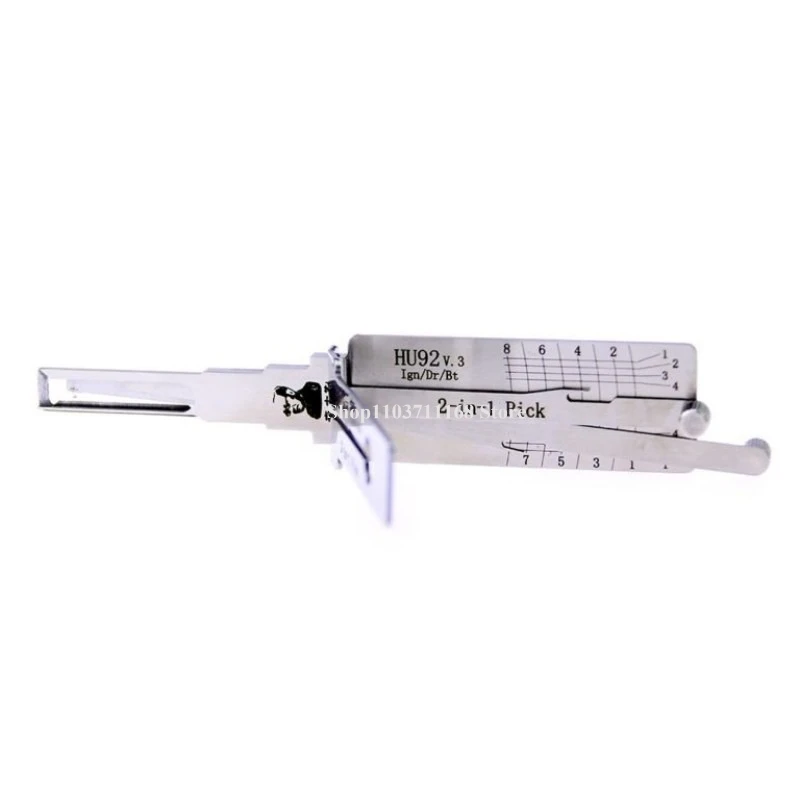 1pcs Key Decoder Lishi 2 in1 HU92 Locksmith Tools for Car Lock Auto Pick and For BMW Mini Cooper for Bmw Ganzua Lockpicking