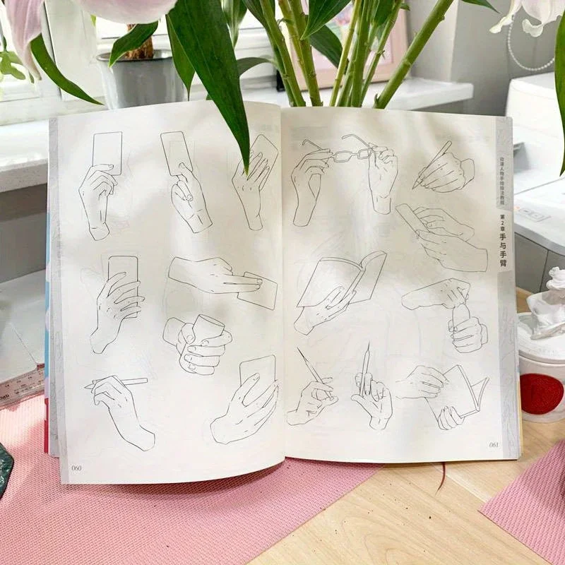 Tutorial sobre técnicas de desenho manual para personagens de anime