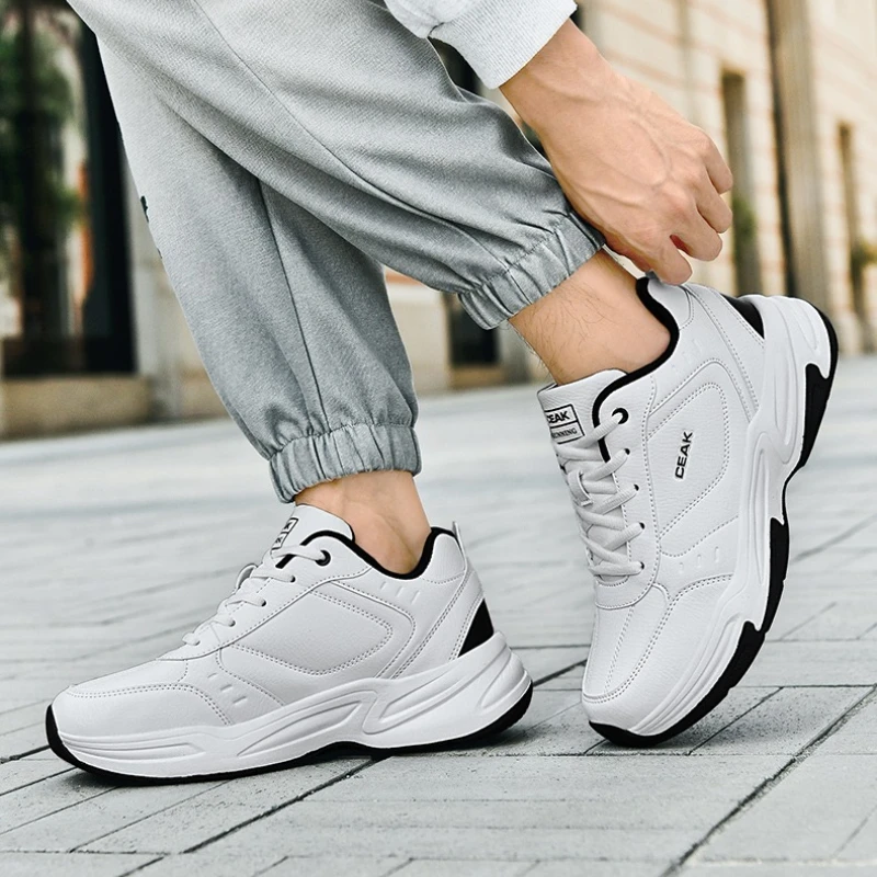 

Мужские нишевые кроссовки больших размеров с цветными блоками, модные уличные брендовые уличные кроссовки на шнуровке и толстой подошве с низким берцем для бега на открытом воздухе