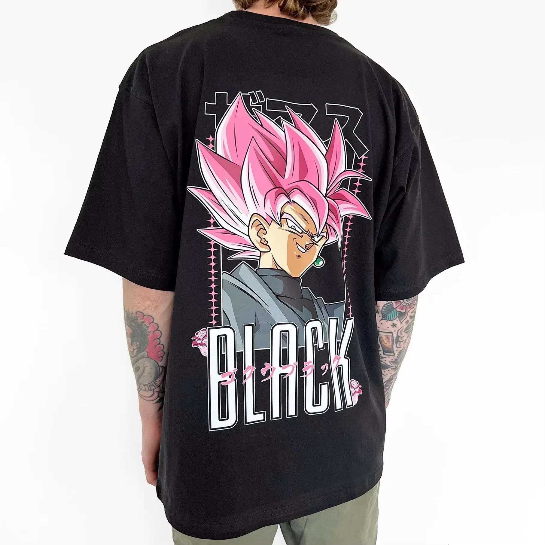 Dragon Ball Anime-Motiv Bedrucktes Kurzarm-T-Shirt 2026 Amerikanisches Hot-Blooded Herren Sommer-Komfort-T-Shirt