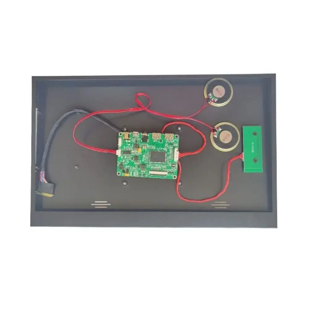 Controller board 2 Mini HDMI-compatible Metal alloy Ultra-thin Panel Back cover case box Kit for LP173WD1 1600x900 17.3