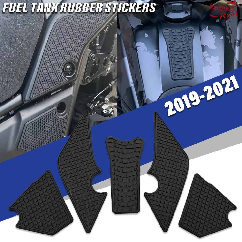 Image of Motorrad Rutschfeste Seitentank-Aufkleber Passend für Tenere 700 Rally T700 XTZ 690 T 700 Tenere700 Wasserdichte Polsteraufkleber