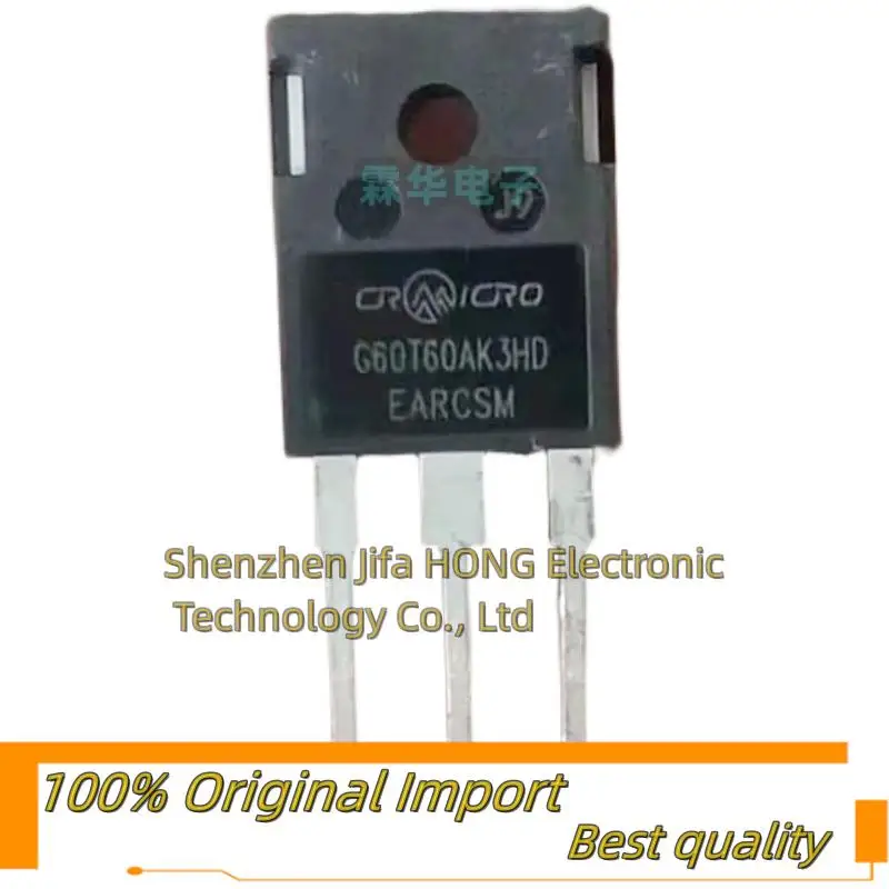 10PCS/Lot   G60T60AK3HD  CRG60T60AK3HD 600V 60A IGBT TO-247 Imported Original Best Quality