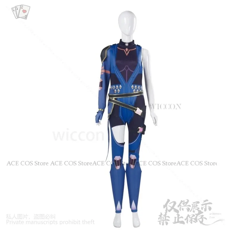 

NewAnime Game Valorant Cosplay Reyna Sexy Diva Mom Uniform Jirai Kei Jumpsuit Highlighting Earring Wigs Halloween Cos ANime2025