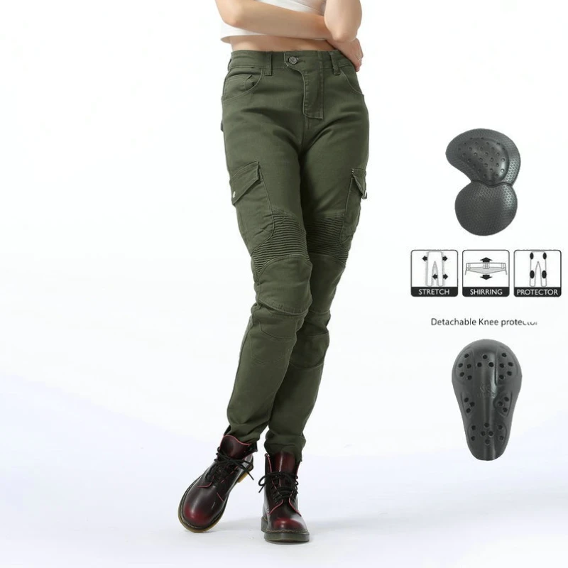 

Women's Rider Casual Motorcycle Pants, Motorcycle Jeans, Motorcycle Racing Pants