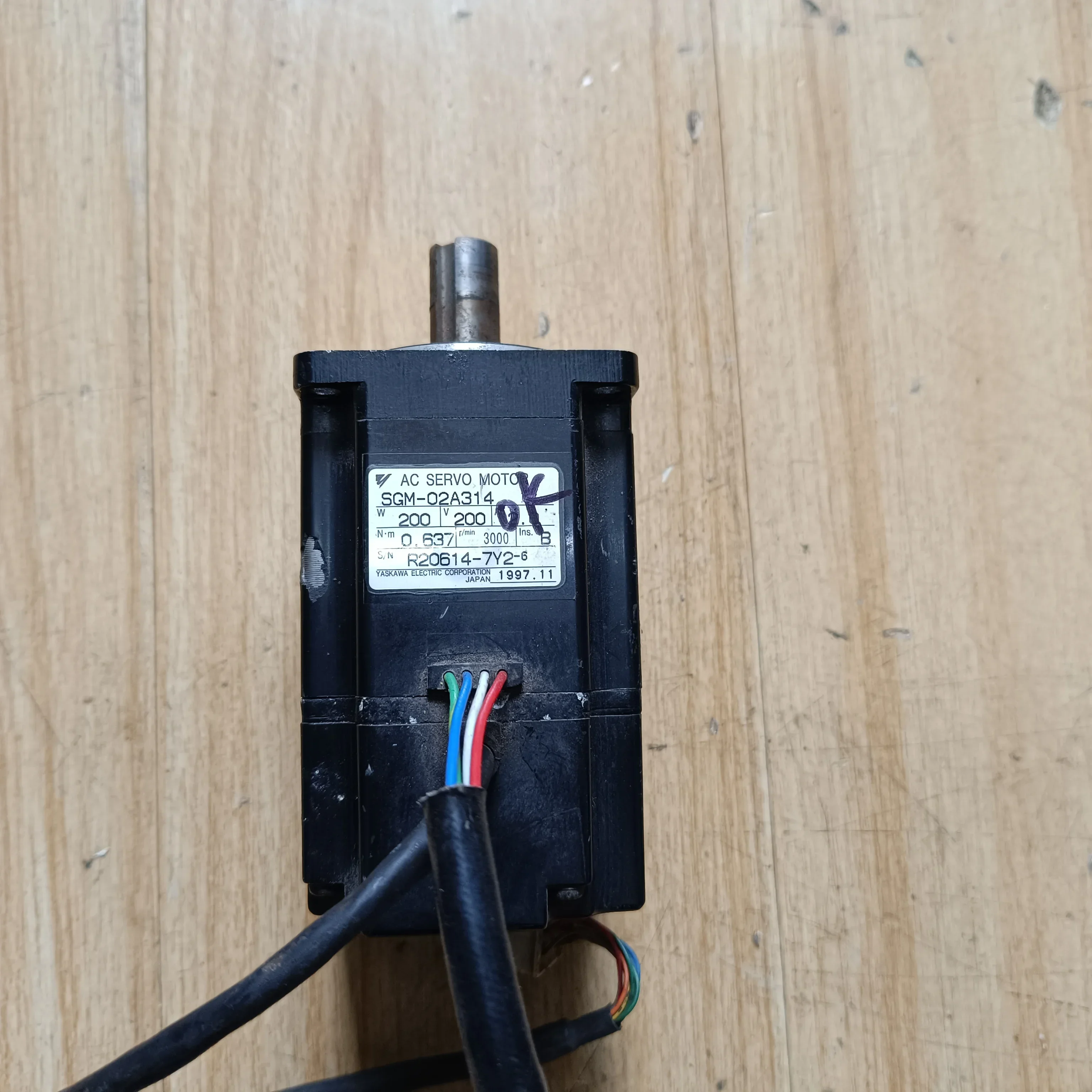 2026/SGM-02A314 AC SERVO MOTOR 200W