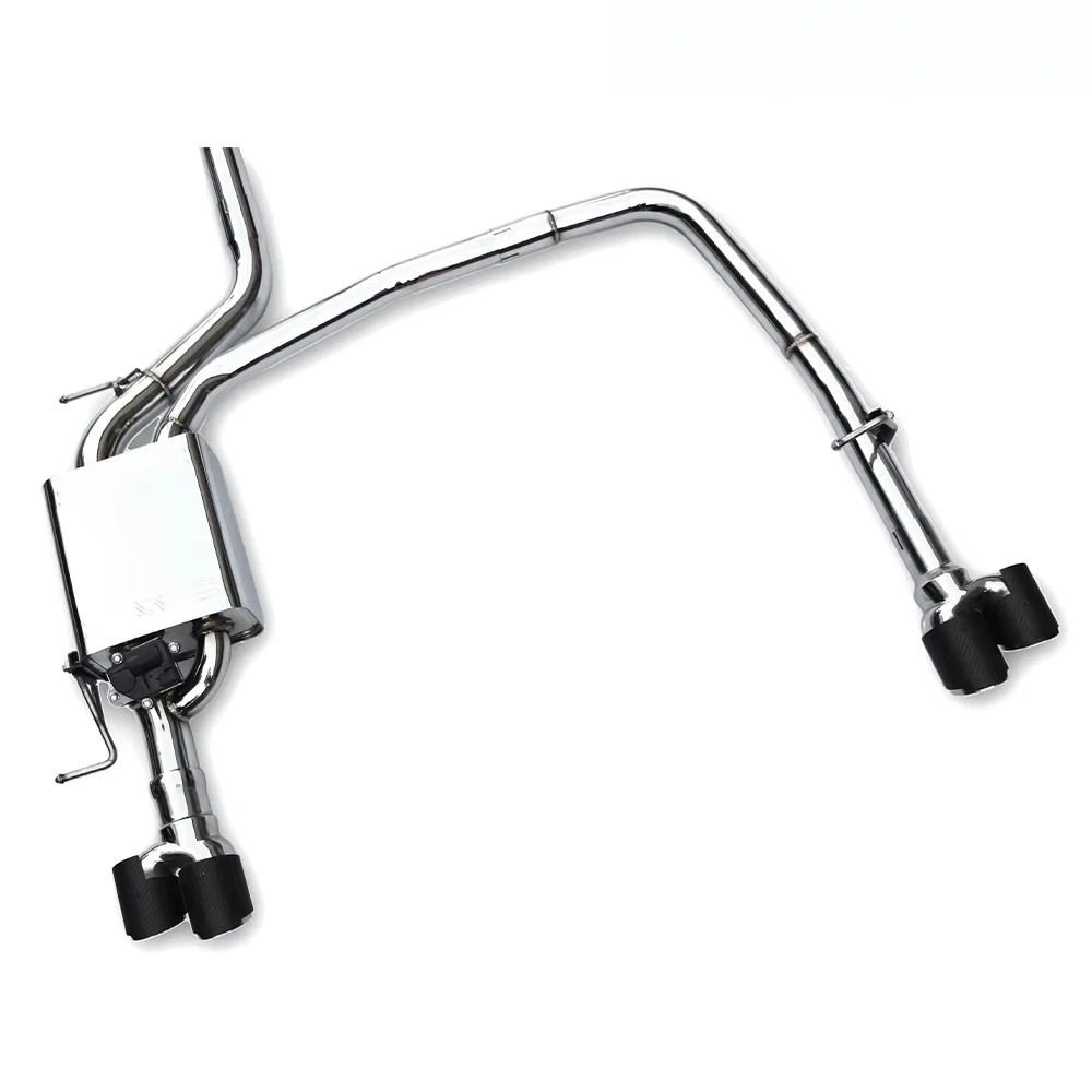 Exhaust Pipe OEM 304 Stainless Steel Escape with Vacuum Valve for 528 E60 Racing Catback Exhaust System Muffler