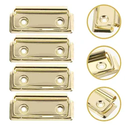 4 Stuks Klembord Levert Binder Business Clips Hard Office Binders Gouden Aluminium Legering Groot