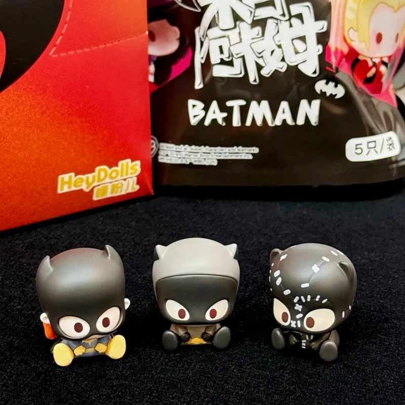 Supaly Dc Batman Arkham Series Mini Figure Blind Bag Joker Harley Quinn Barbara Catwoman Robin Collectible Cute Figurine Gifts