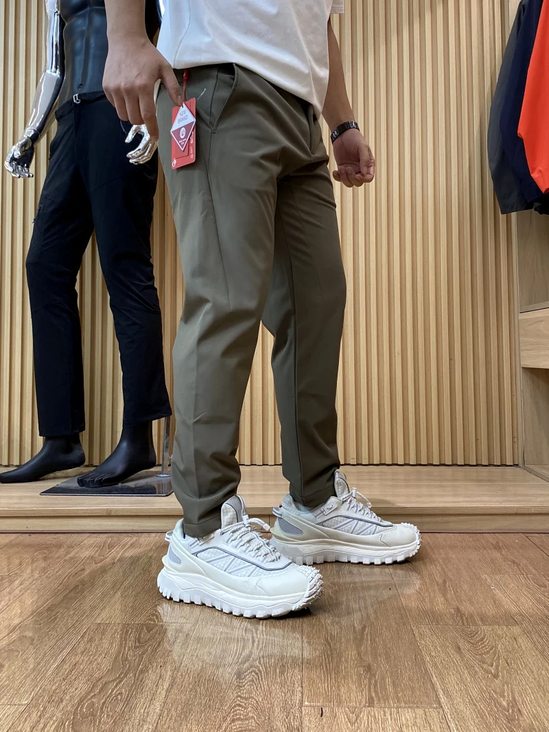 Men's Outdoor Casual Fce Lined Soft ell Pants Cone Tailoring Commute Faionable Windproof Warm Autumn Winter Long Trousers