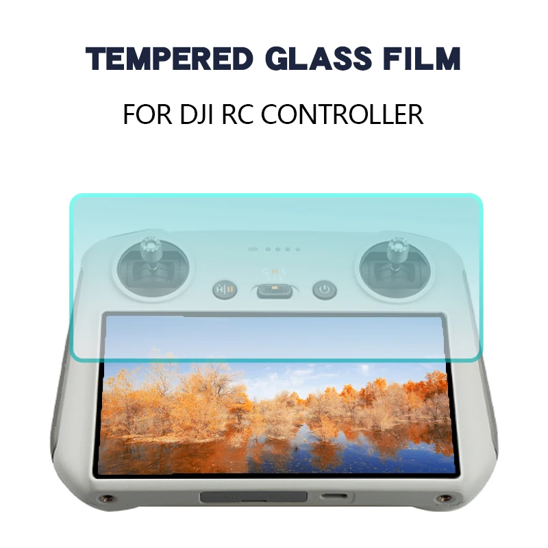 Protective Film for DJI Mini 3/3 Pro Mini 4 Pro HD Glass Screen Protector Anti-Scratch Screen Film RC/ RC 2 Remote Accessories