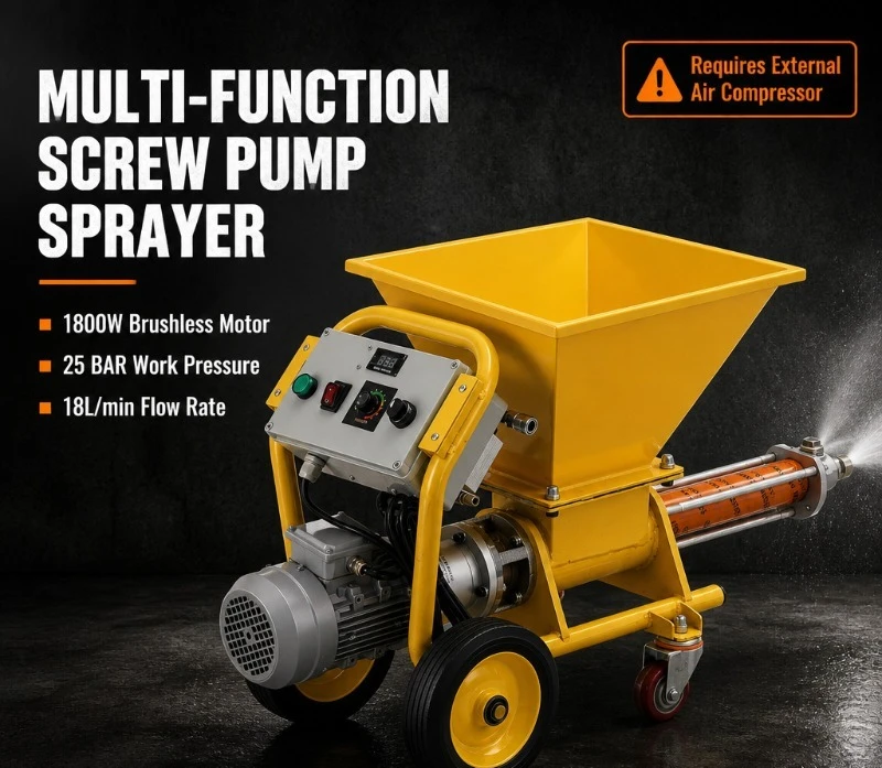 Brushless motor sprayer putty waterproof