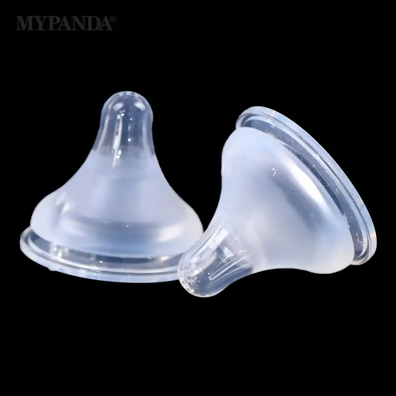 Baby Soft Safety Liquid Silicone Pacifier Nipple Natural Flexible Replacement Accessories For Wide Mouth Milk Bottle