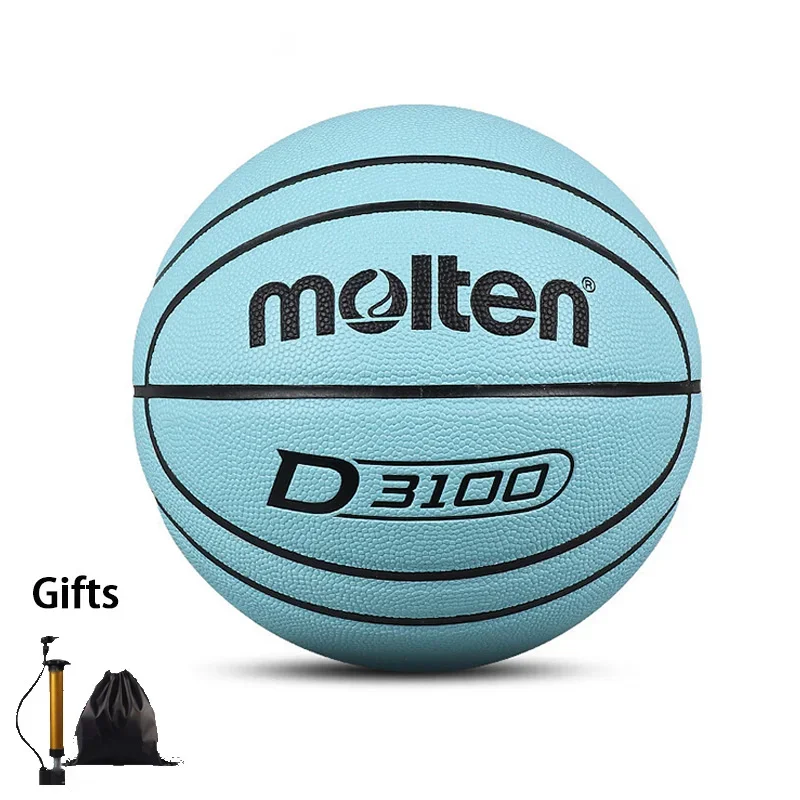 Molten Baloncesto BD3100 Original para hombre y mujer, pelota de baloncesto para entrenamiento en interiores y exteriores, de tacto suave, tamaño 5/6/7