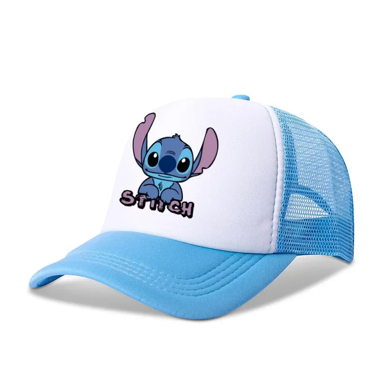 Lilo & Stitch Kids Adjustable Printed Mesh Sponge Cap, Sun Hat & Visor Hat view 4