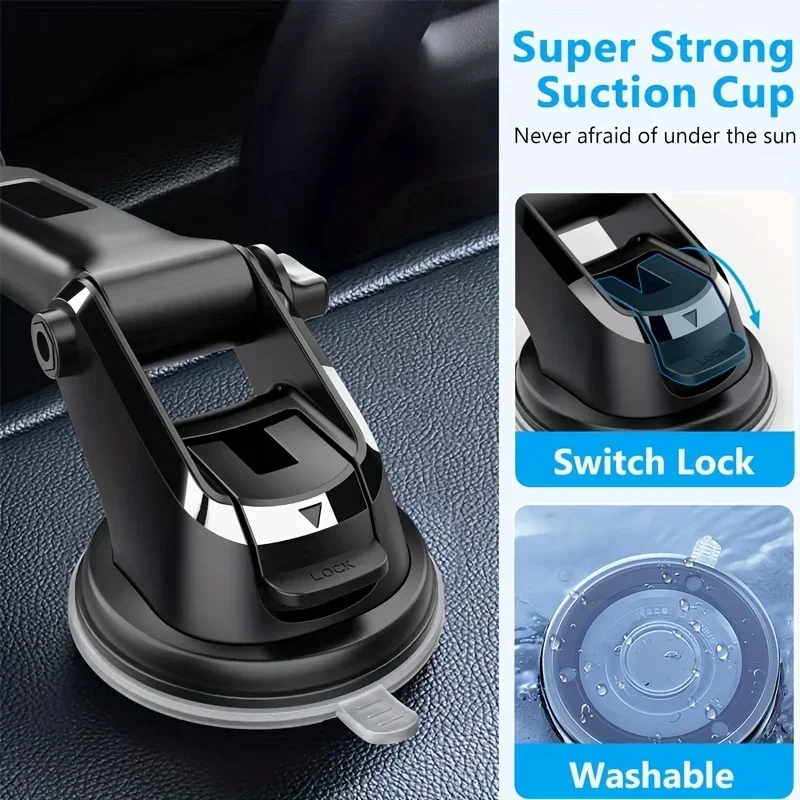 Auto-Handyhalterung mit Saugnapf, Halterung für Mobiltelefone im Auto für iPhone 15, Xiaomi, Huawei, Samsung Handyhalterung – Detail 6