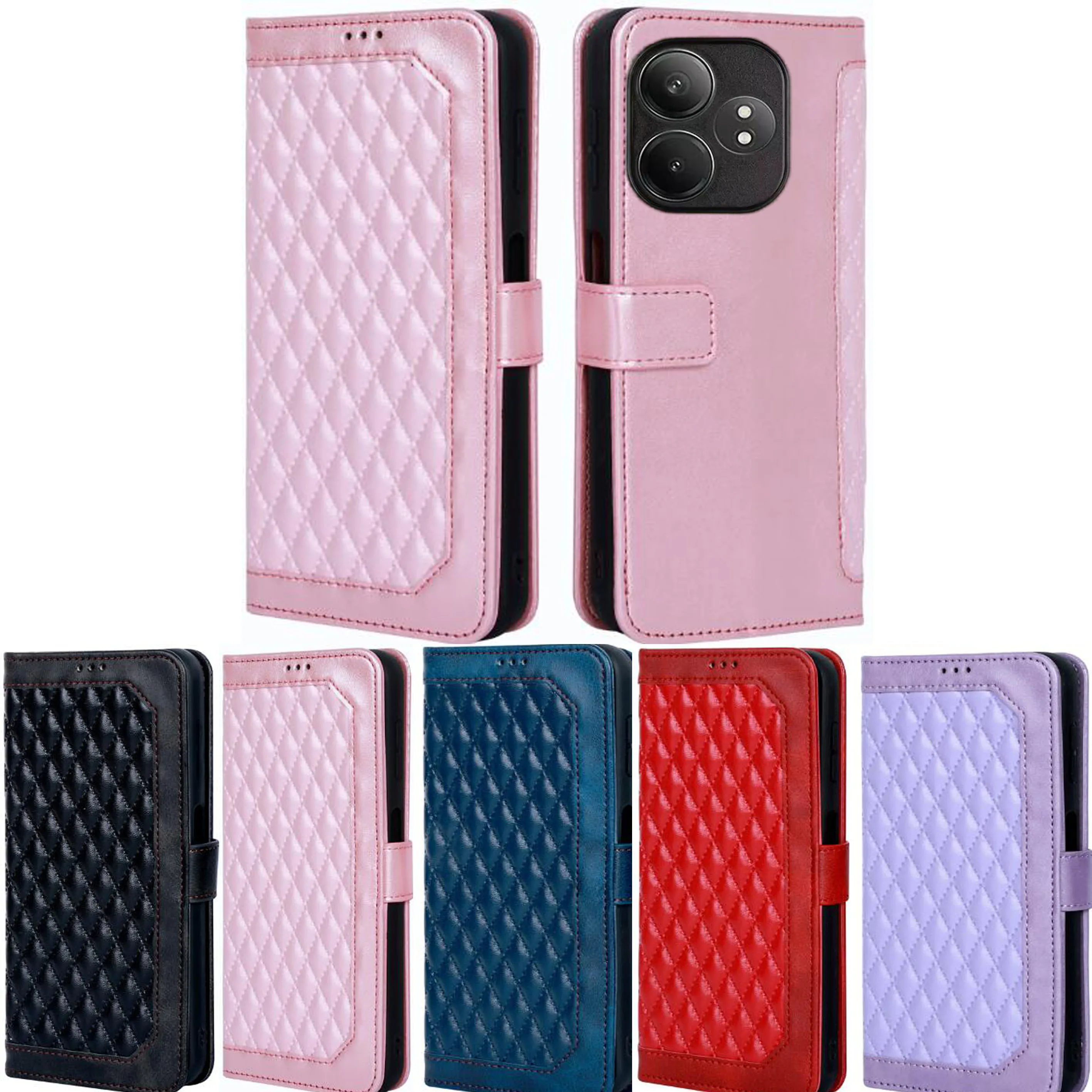 Magnetic Wallet Flip Cover Case For Realme GT6 GT 6T Neo 6 6.78