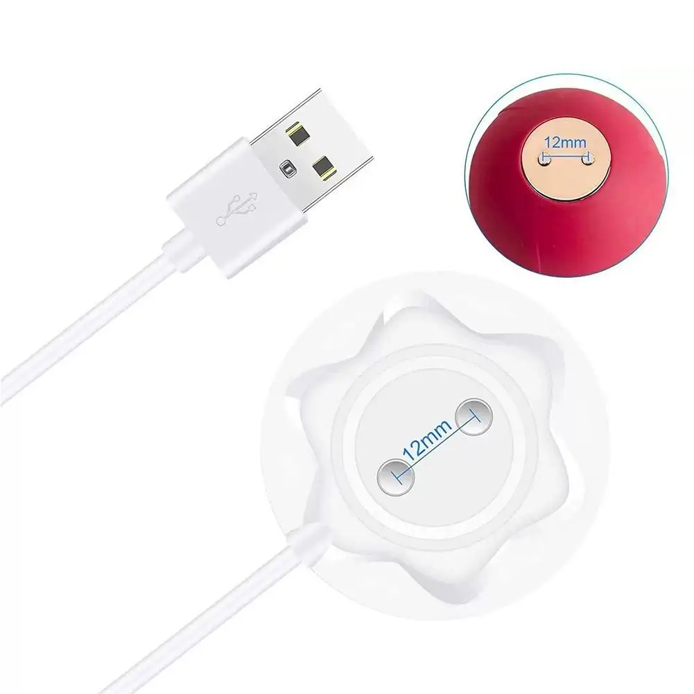 Rose Vibrator USB Docking Charging Cable Replacement Charger Standing Magnetic Adapter Fast Charging For Rose Massager