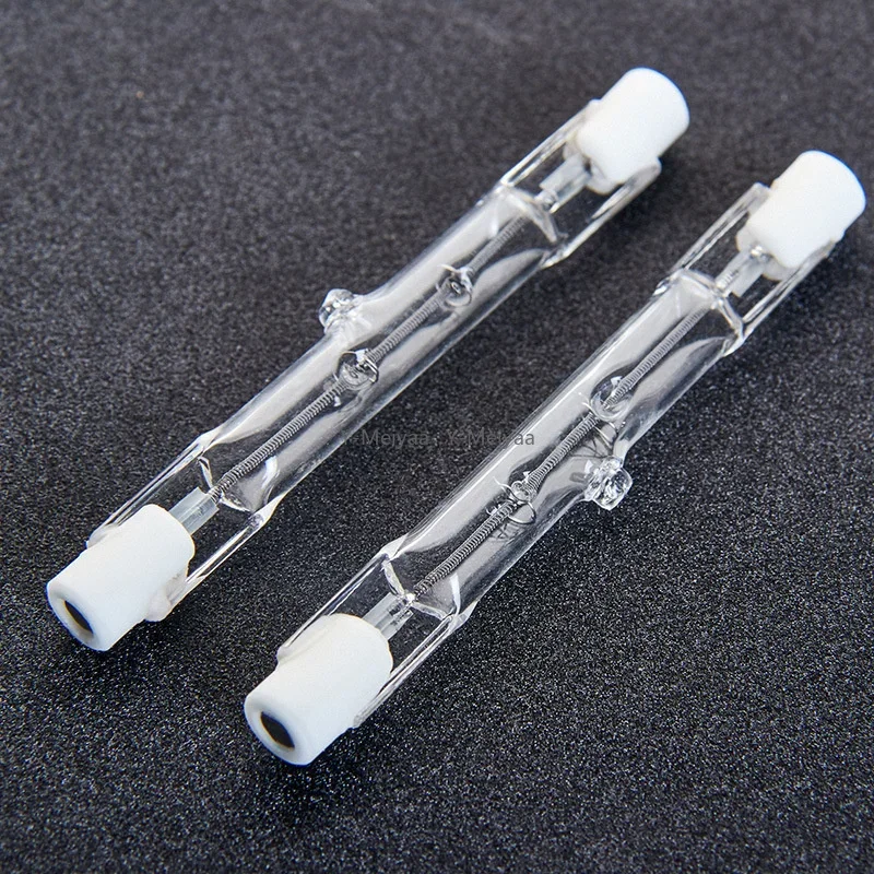 1/2/5 قطعة R7S LED أنبوب زجاجي COB ضوء لمبة عالية الطاقة مصباح الذرة استبدال ضوء الهالوجين بالجملة J118 100/200/300/400 واط