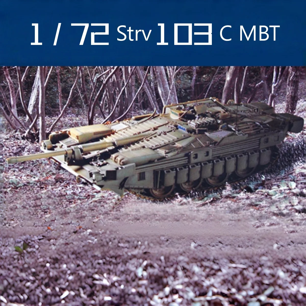

TRUMPETER 1/72 Strv103 C MBT Plastic Assembly Puzzle Model