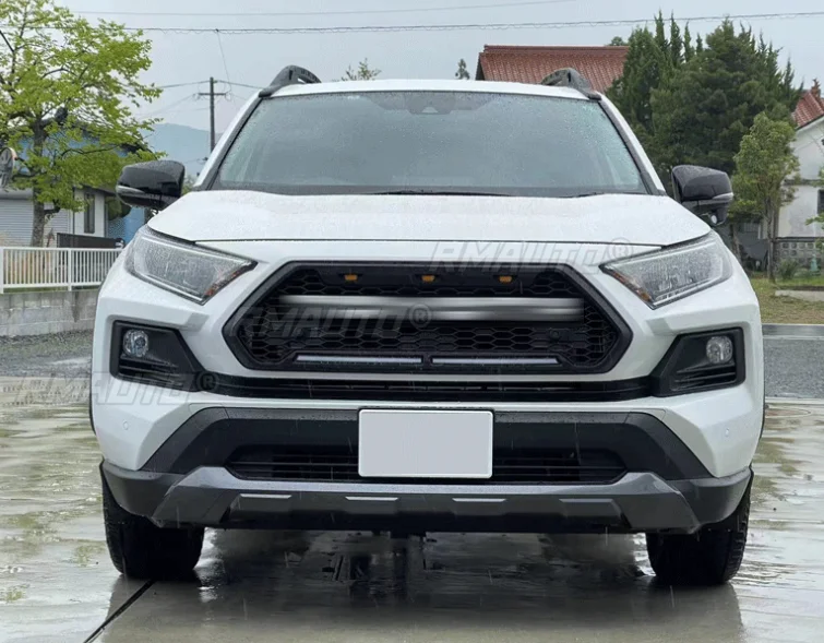 도요타 RAV4 2019-2022 어드벤처 에디션용 범퍼 그릴, 자동차 프론트 그릴 바디 키트, ABS 플라스틱 프론트 범퍼 그릴, 자동차 액세서리