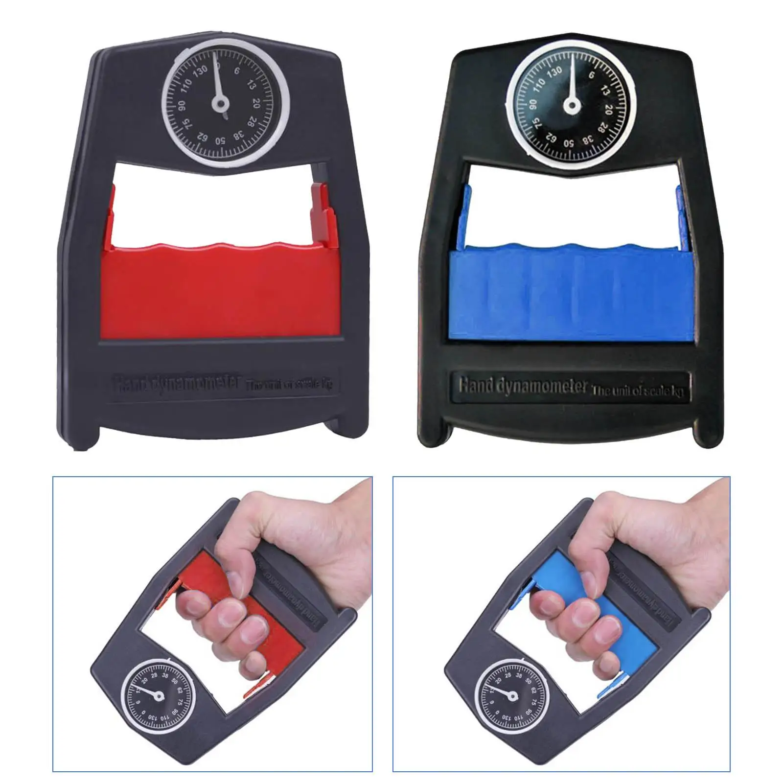 Hand Grip Force Measurement Tool Up to 130KG Load Bearing Fitness Accessory for Strength Training and Musicians