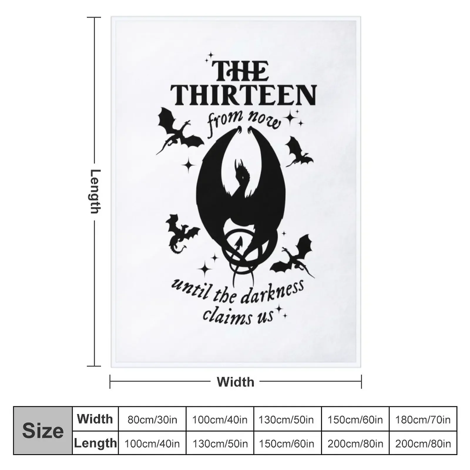 Manon Blackbeak, Manon, The Thirteen, Fireheart, Gift for her, Abraxos, Wyvern, Throne of Glass, Wyverns TOG Booki Throw Blanket