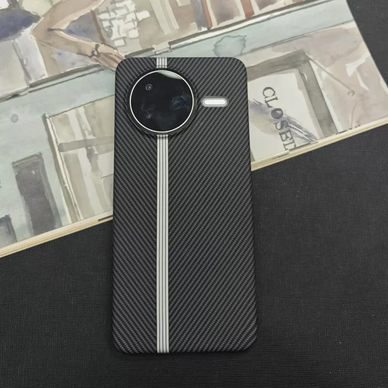 حافظة Funda لهاتف Redmi POCO F7 Ultra خفيفة الوزن ومسار صلب من ألياف الكربون غطاء نحيف لهاتف OPPO Find X8 Ultra غلاف هاتف