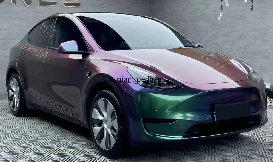 gloss Color changing aurora borealis  Fliper Car Wrap Film Auto Plastic  Auto Plastic Assurance Air passage pattern Stickers