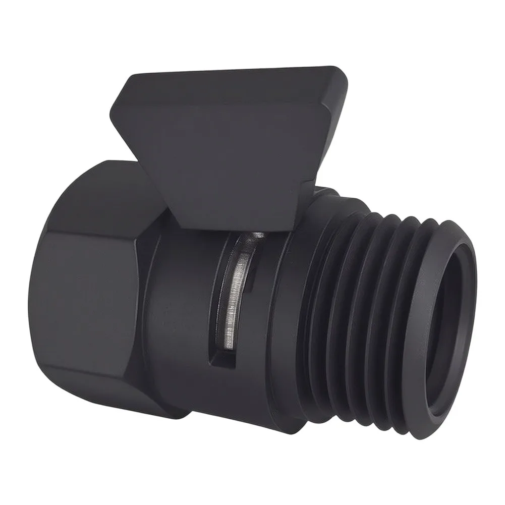Flow Control Shut-Off Valve for Handheld Shower Heads Designed for Water Conservation and Smooth Lever Operation
