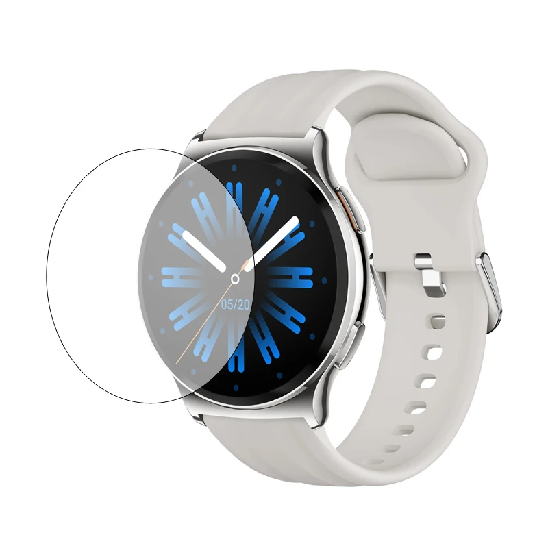 Película protetora transparente de hidrogel tpu, 5 peças, capa protetora para haylou solar lite 2, protetor de tela, acessórios para smartwatch