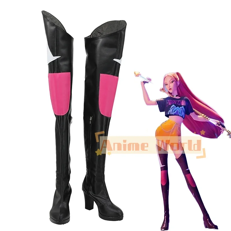 

Mira Cosplay Shoes Boots For Women KPOP Anime Demon Hunters Please Note Shoe Height And Leg Circumference When Placing Order
