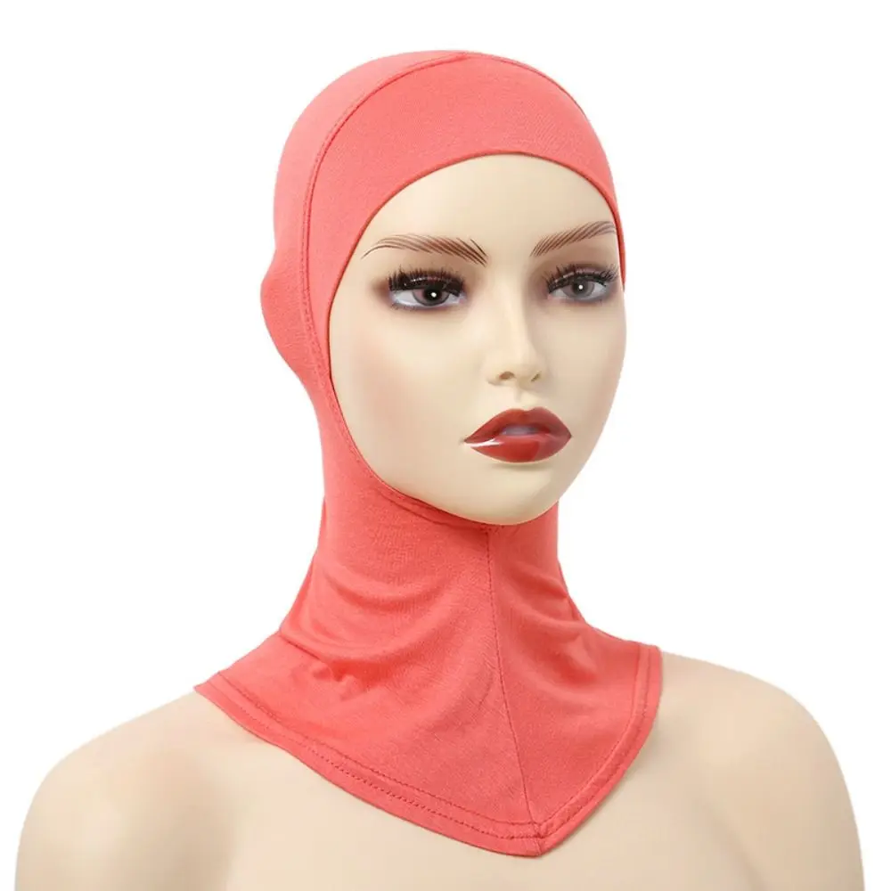 Women Hijabs Caps 26 Colors Hijab Inners Caps Stretchable Cotton Under Scarf Scarves Classic Circular Mouth Scarf Turbans Lady