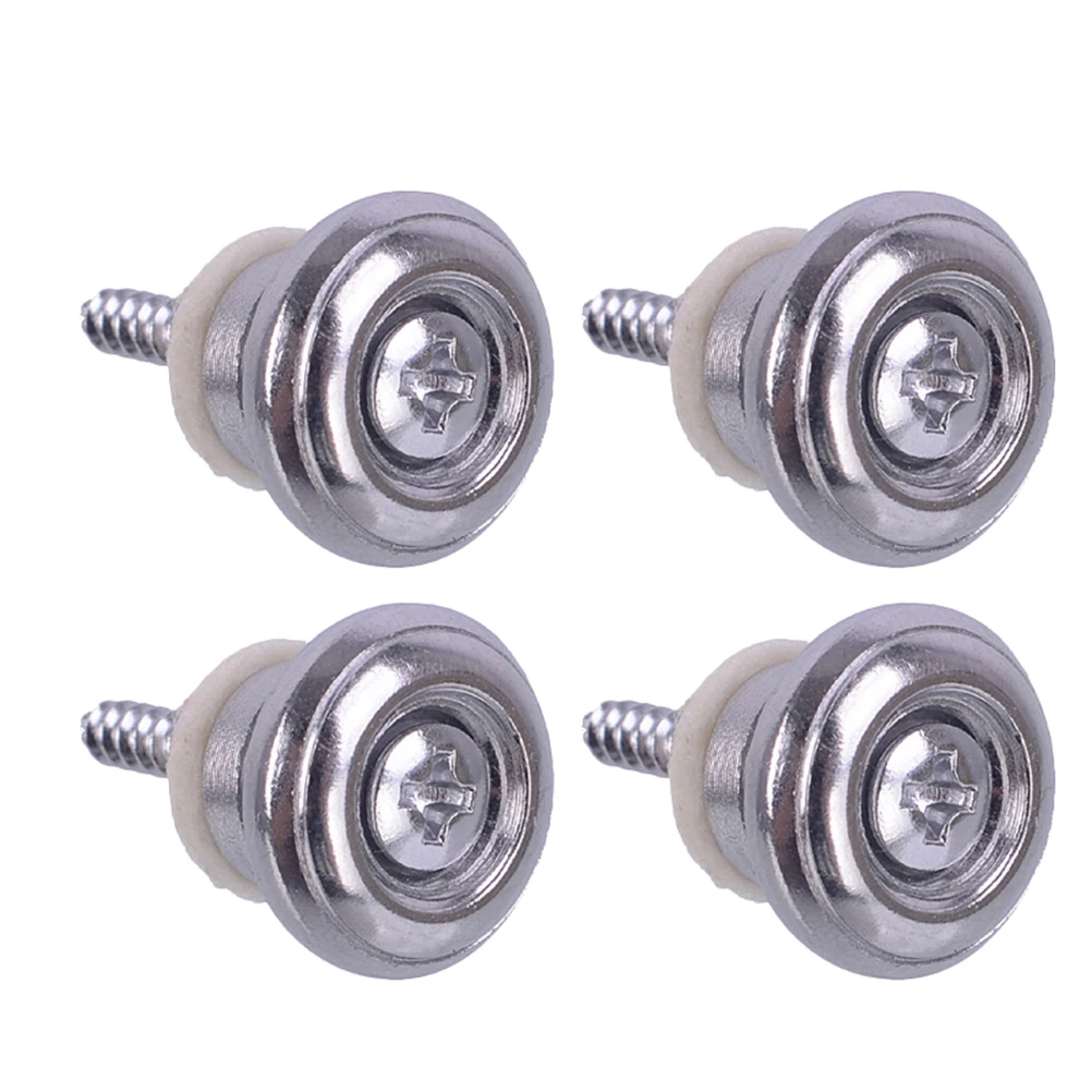 

7 Pcs Guitar Strap Buckle Belt Screw Bolt Lock Parts Acoustic Fixator Folk Attachment