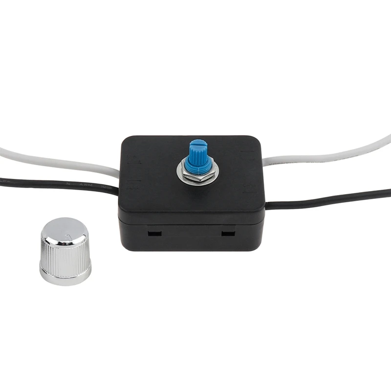 Built-In Dimmer Switch Combo Kit 120V Rotary Canopy Dimmer Switch Replacement For Table Lamps / Floor Lights
