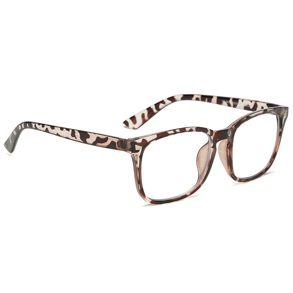 إطار نظارات مضاد للضوء الأزرق كلاسيكي مستوحى من النظارات خفيف الوزن ومريح مناسب للرجال والنساء في الأماكن المغلقة #2