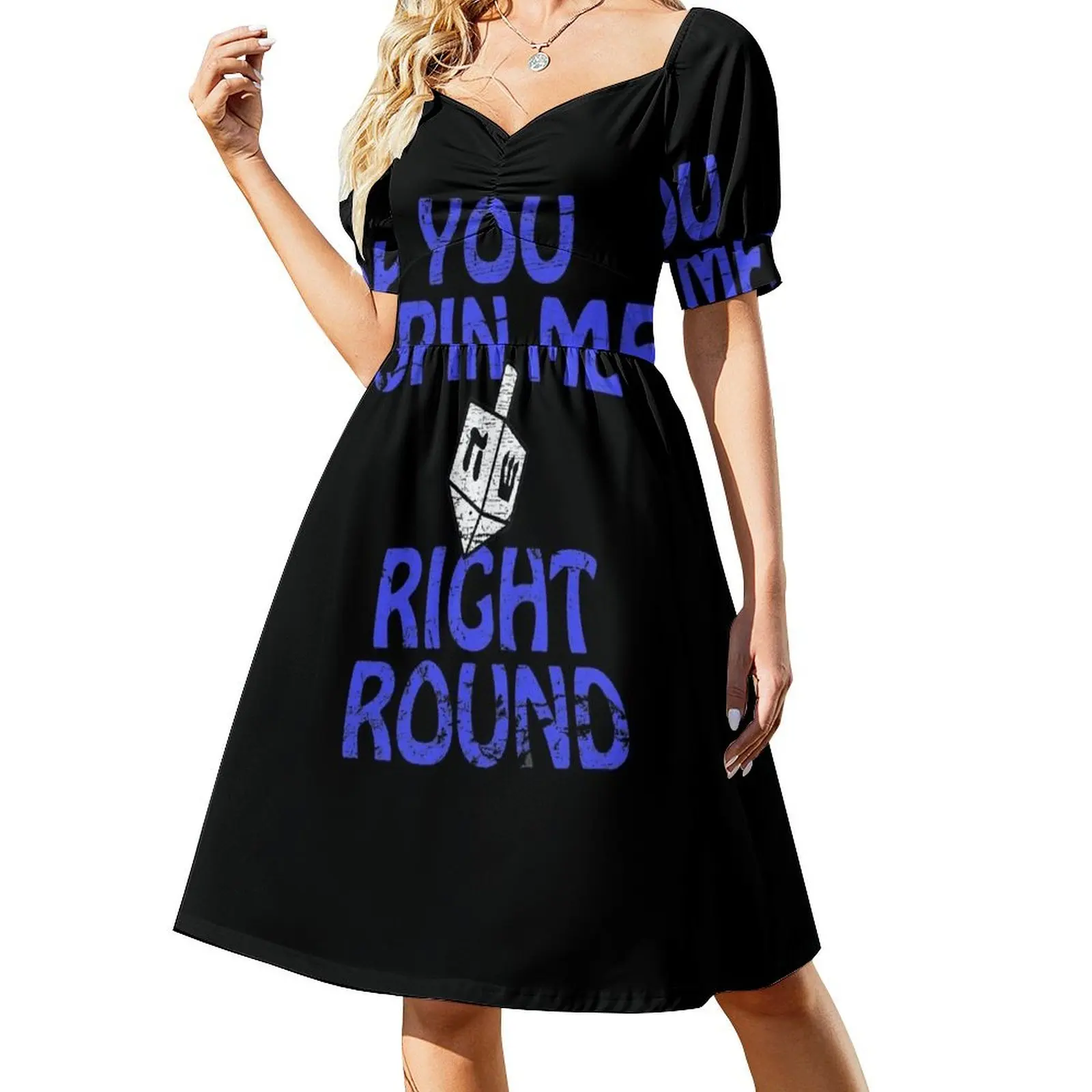 

You Spin Me Right Round Sleeveless Dress Women dresses summer Elegant gown