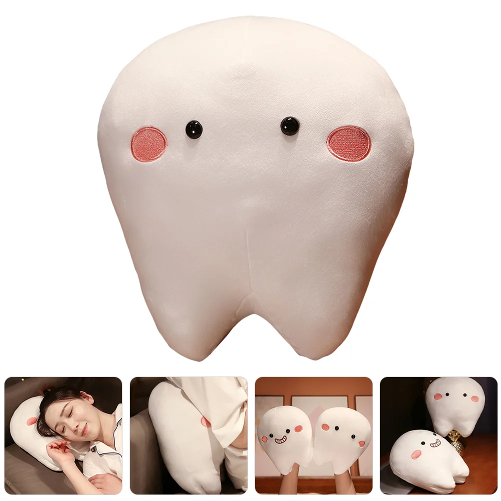 

Dental Pillow Bow Shaped Toddler Memory Foam Throw Pillows for Couch Bed Decorative Tooth The