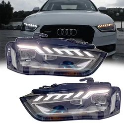 Accessories Head Lamp for Audi A4 2013-2016 A4L B8 LED Headlights Projector Lens DRL Front Signal Light Automotive