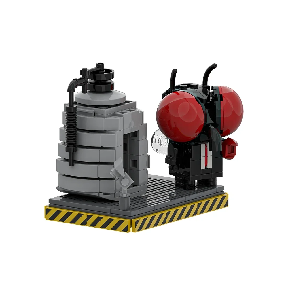 

2026 New MOC Horror Movie the fly Building Blocks Model Scientific mutation flies Monster Bricks Assembly Toys Kids DIY Gifts