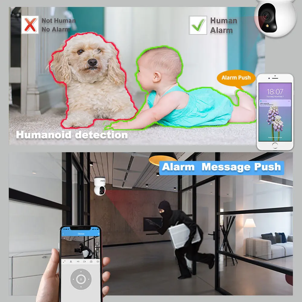 SriHome 5MP 5G WIFI kamera IP Tuya inteligentny dom bezprzewodowy monitoring niania elektroniczna Baby Monitor