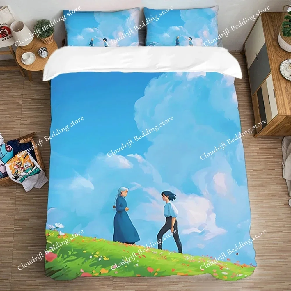 

Duvet Cover Set Clouds Bed Linen Sets Art Fashion Single Double Large Size Bedding Decorations Pillowcase Comforter Quilt Queen0