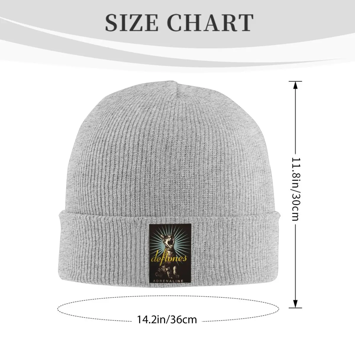 PP Skull Deftone White Ohms Around Warm Knitted Cap Winter Knit Bonnet Hat Skullies Beanies Hip Hop Caps for Unisex