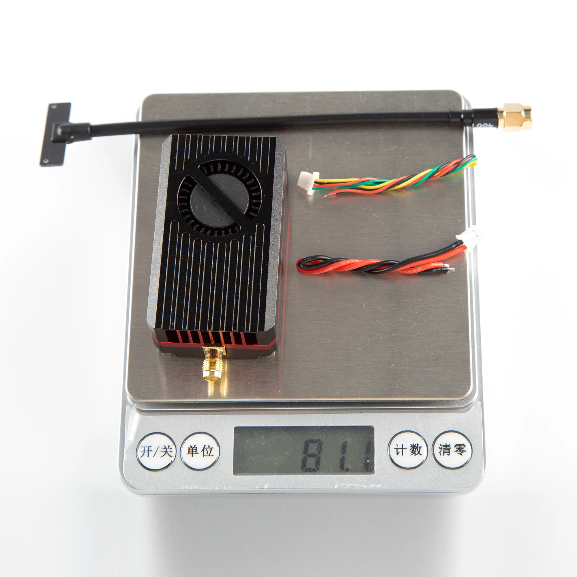 RUSHFPV 4.9G-6.0G 10W VTX เครื่องส่งสัญญาณวิดีโอกำลังสูง 80CH พร้อมเสาอากาศ SMA สำหรับโดรน RC FPV ระยะไกลแบบปีกตรึง DIY